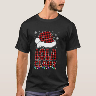 Camiseta Lola Claus Engraçado Vovó Matando o Natal da Famíl