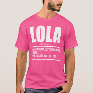 Camiseta Lola Como Uma Vovó As Filipinas Muito Mais Frescas