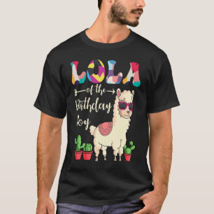 Camiseta Lola Do Celebrado Do Blog Birthday Boy Lama