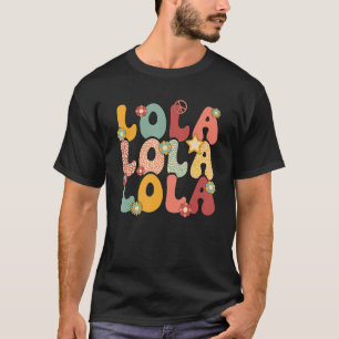 Camiseta Lola Grandma Groovy Lola Avó