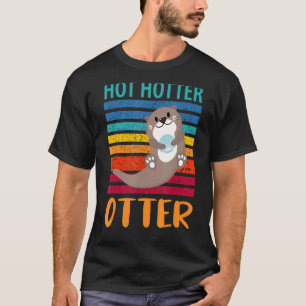 Camiseta Lolita Quente Mais Quente Lontra Lontra Amor Dizer