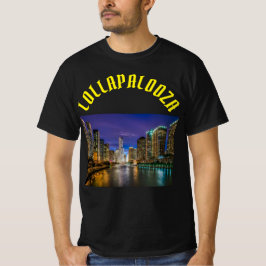 Camiseta Lollapalooza music festival Design