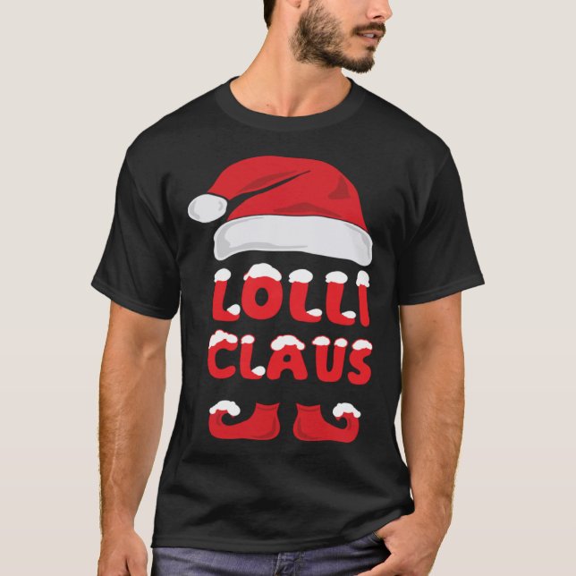 Camiseta Lolli Claus, Pop de Natal, Pop Avô (Frente)