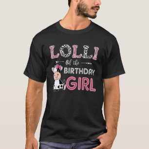Camiseta Lolli da Vovó Vaca da Fazenda da Menina de Anivers