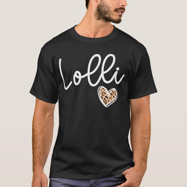 Camiseta Lolli Heart Lolli Grandma Lolli Grandmother friend (Frente)