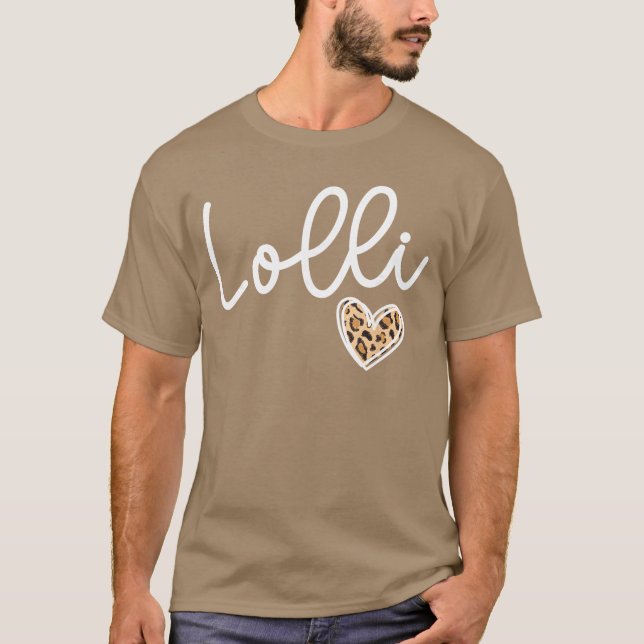 Camiseta Lolli Heart Lolli Grandma Lolli Grandmother friend (Frente)
