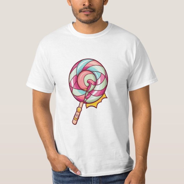 Camiseta lollipop sticker (Frente)
