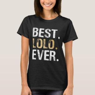 Camiseta Lolo Gift Da Avô, Melhor Lolo
