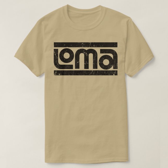 Camiseta LOMA Records (Frente do Design)