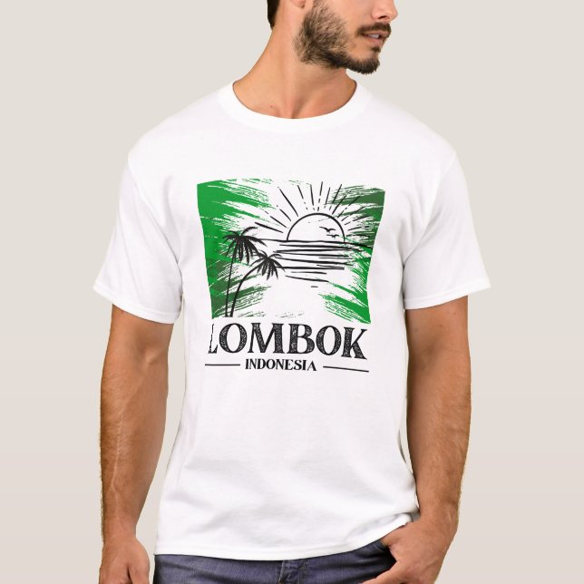 Camiseta Lombok, Indonésia (Frente)