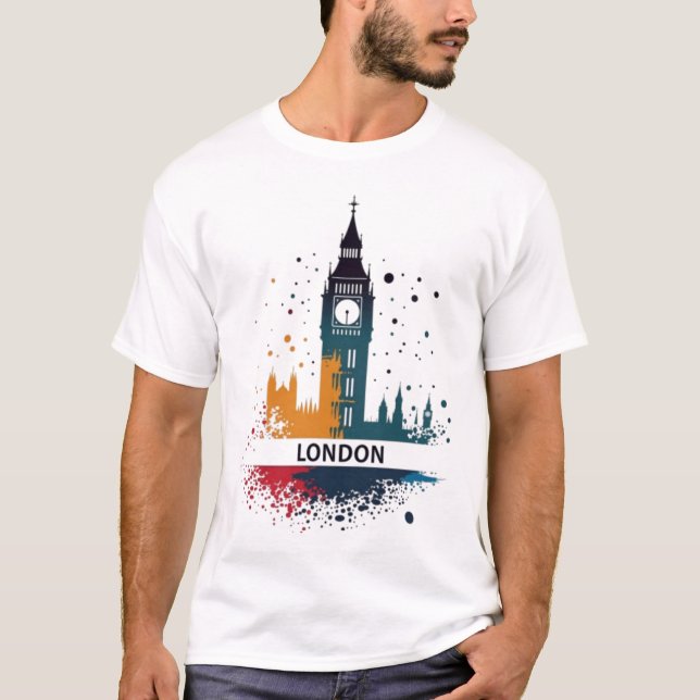 Camiseta London, Big ben (Frente)