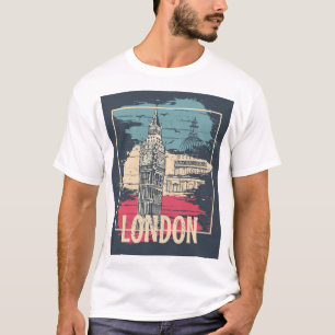 Camiseta London Big Ben: Poster de tipografia
