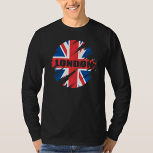 Camiseta London British Flag Reino Unido UK Reino Unido Uni