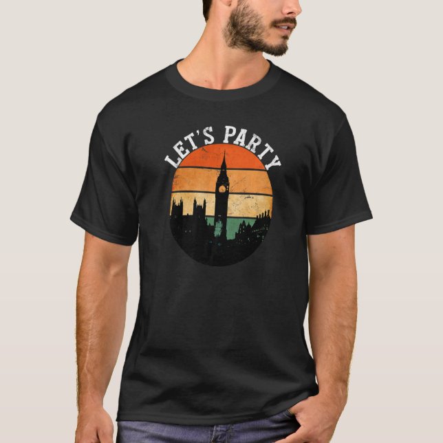 Camiseta London Clock House Vintage (Frente)