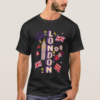 Camiseta London Cute Uk Excelente Grã-Bretanha Londoner Fun