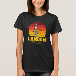 Camiseta London England Big Ben Retro Westminster