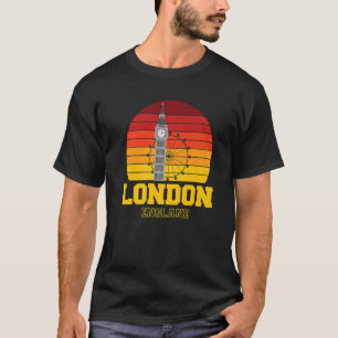 Camiseta London England Big Ben Retro Westminster