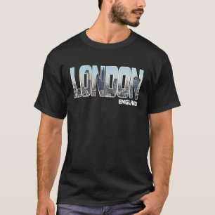 Camiseta London England City Skyline Souvenir