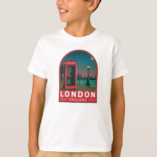 Camiseta London England Retro Viagem Art Vintage
