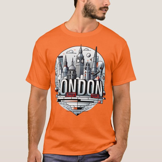 Camiseta London England United Kingdom (Frente)