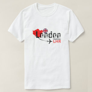 Camiseta London LHR Airport Code T Shirt