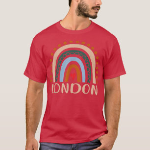 Camiseta London Name Personalize Funny Women Rainbow Londo