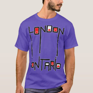 Camiseta London Ontario Canada Flag