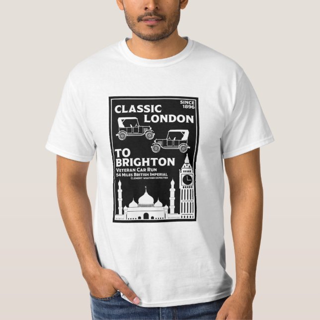 Camiseta London Para Brighton Veteran Car Run (Frente)