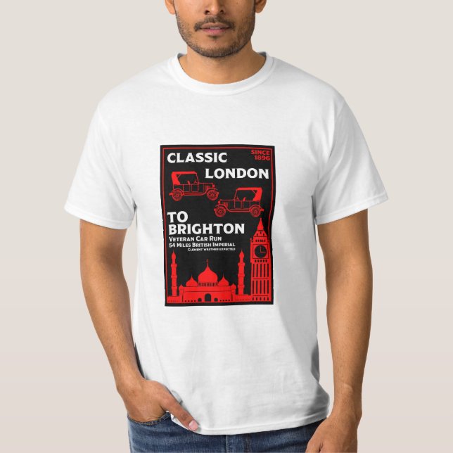 Camiseta London Para Brighton Veteran Car Run (Frente)