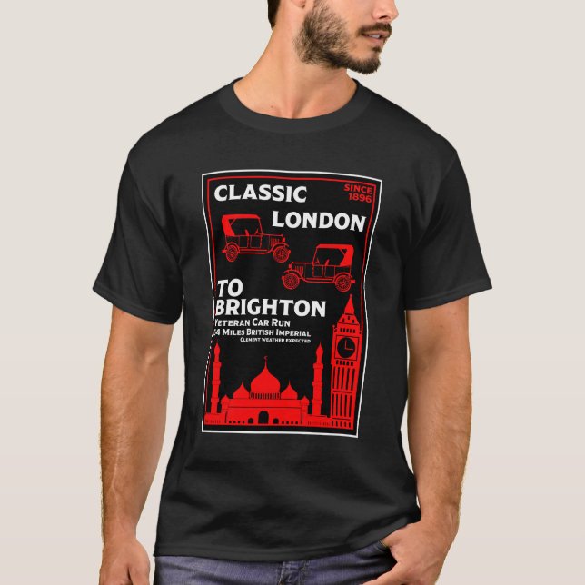 Camiseta London Para Brighton Veteran Car Run (Frente)