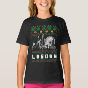 Camiseta London United Kingdom Ugly Christmas