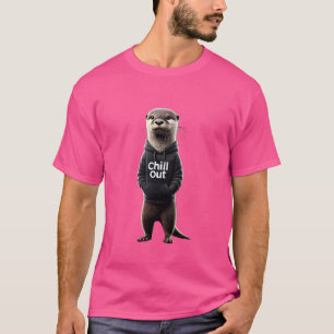 Camiseta Londra Preguiçoso Engraçado Relaxando Animais