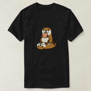 Camiseta Londras Fofas com Arte de Animal de Desenho Animad