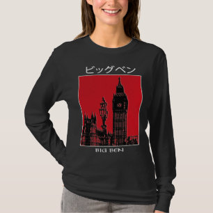 Camiseta Londres Big Ben Inglaterra Lembrança Torre Britâni