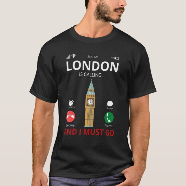 Camiseta Londres Chama Inglaterra Souvenir (Frente)