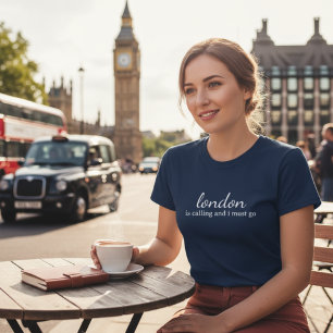 Camiseta Londres está Chamando e Eu Devo Ir