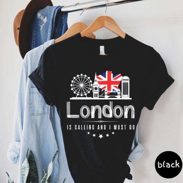 Camiseta Londres Está Ligando E Eu Preciso Ir Para A Camise (Criador carregado)