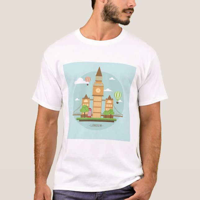 Camiseta Londres Inglaterra (Frente)