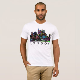 Camiseta Londres, Inglaterra em grafite