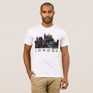 Camiseta Londres, Inglaterra em grafite
