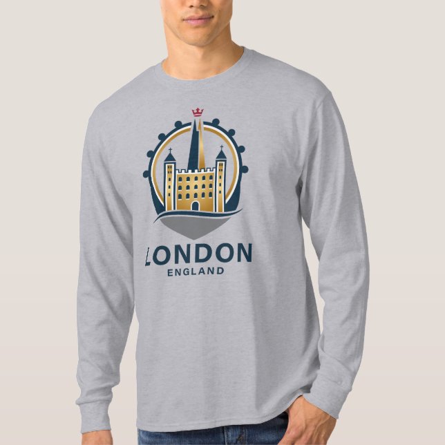 Camiseta Londres Inglaterra Grã-Bretanha (Frente)