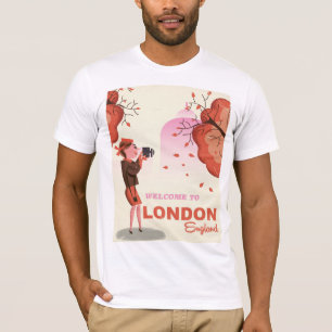 Camiseta Londres, Inglaterra Viagens vintage
