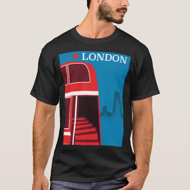 Camiseta Londres Red Bus (Frente)