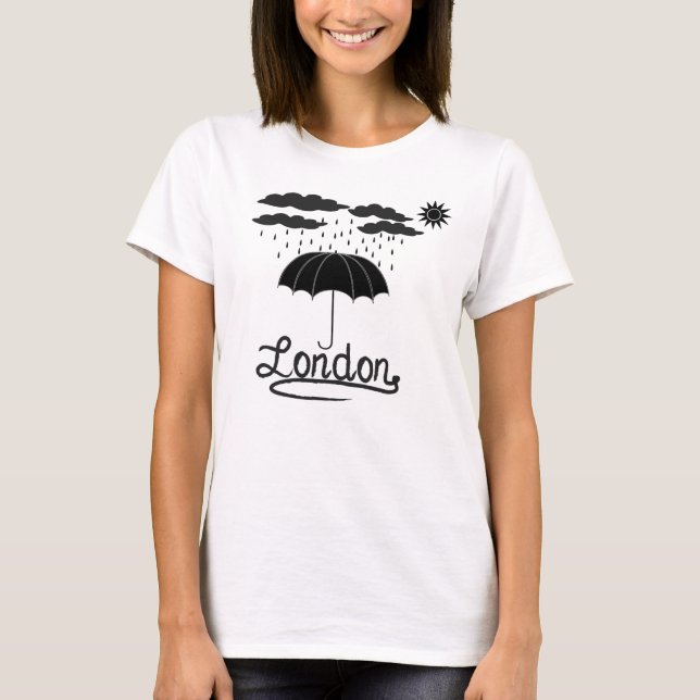 Camiseta Londres | Sob Um Guarda-Chuva (Frente)