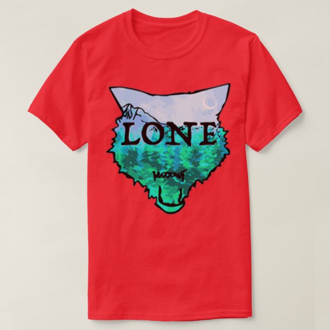 Camiseta Lone Wolf (Frente do Design)