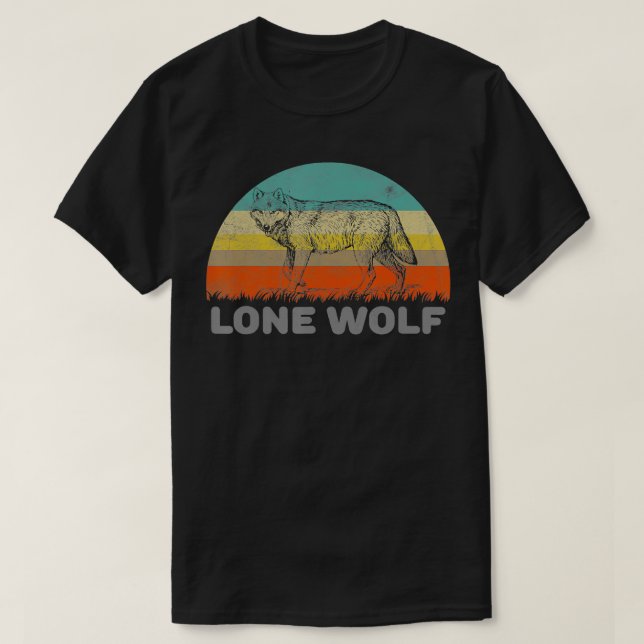Camiseta Lone Wolf (Frente do Design)