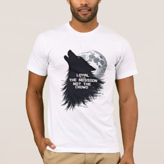 Camiseta Lone Wolf Glitch Moon T-Shirt - Missão Sobre A Mul
