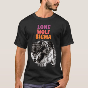 Camiseta Lone Wolf Male Sigma Moderno Minimalista