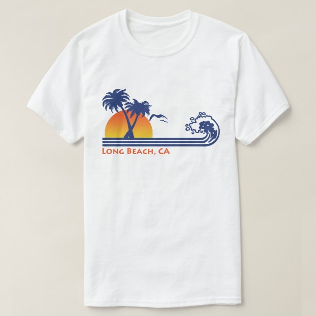 Camiseta Long Beach CA (Frente do Design)