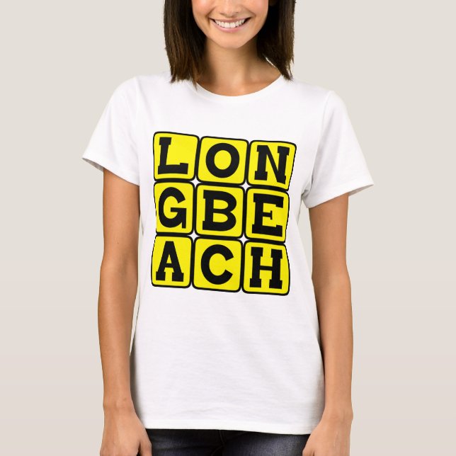 Camiseta Long Beach, Califórnia Estados Unidos (Frente)